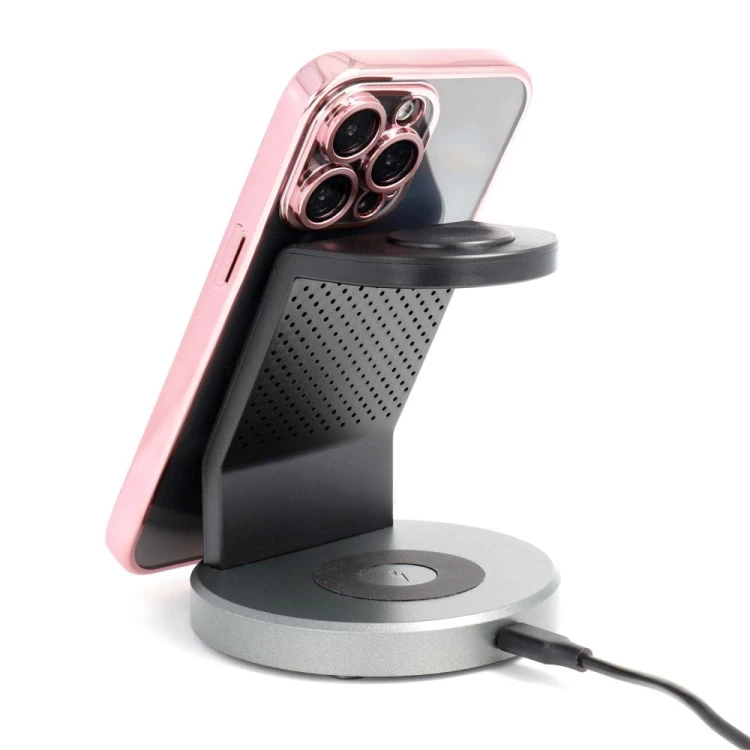 Etui do iPhone 11 Electro Mag Cover MagSafe Złoty Róż Transparentne