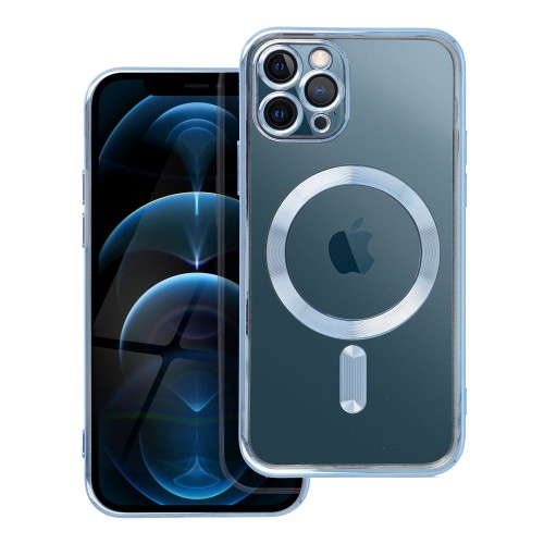 Etui do iPhone 11 Pro Electro Mag Cover MagSafe Niebieskie Transparentne