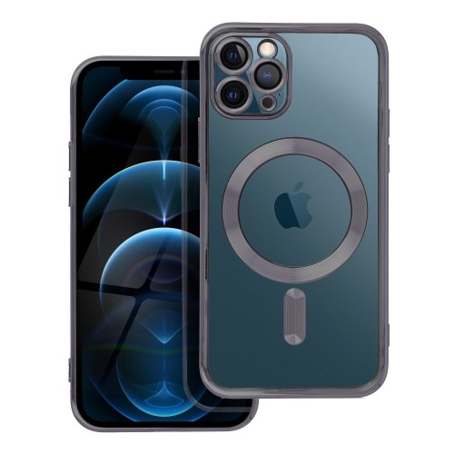 Etui do iPhone 11 Pro Electro Mag Cover MagSafe Czarne Transparentne