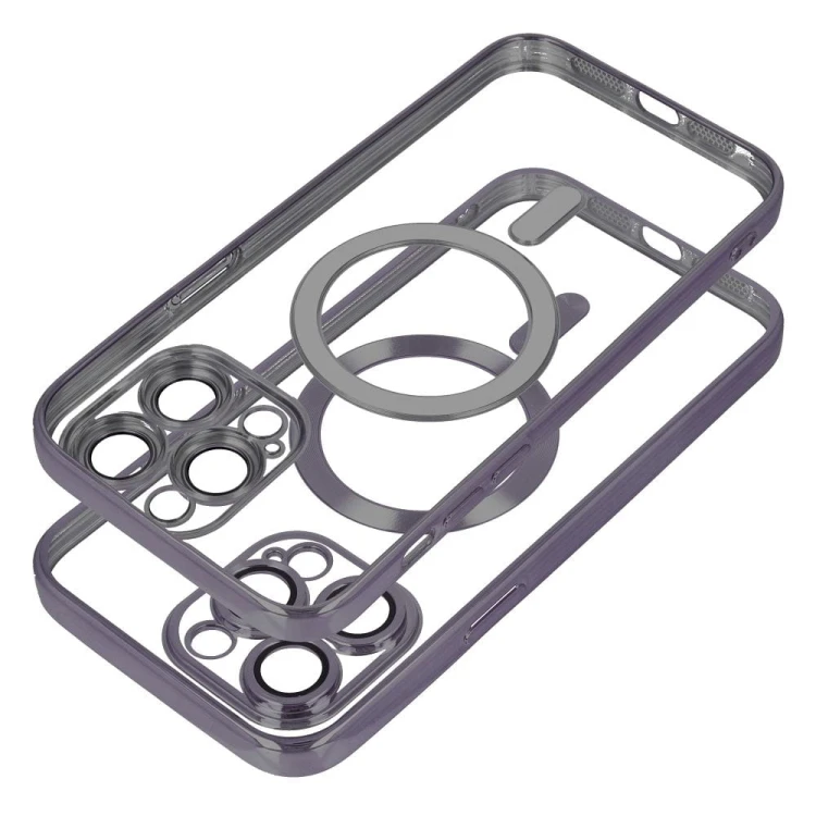 Etui do iPhone 11 Pro Electro Mag Cover MagSafe Czarne Transparentne