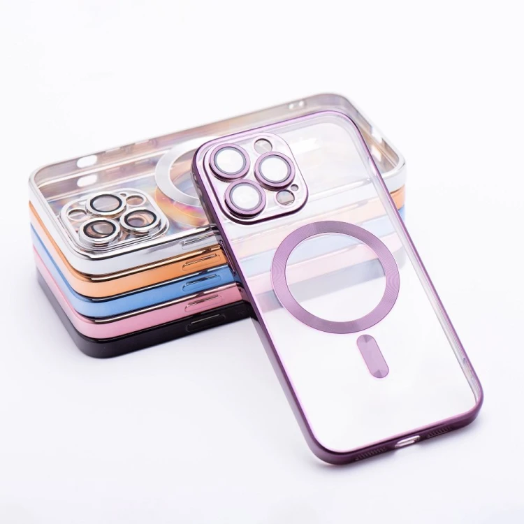 Etui do iPhone 11 Pro Max Electro Mag Cover MagSafe Fioletowe