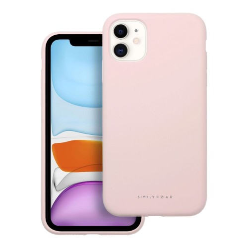 Silikonowe Etui do iPhone 11 ROAR Cloud Skin Jasnoróżowe