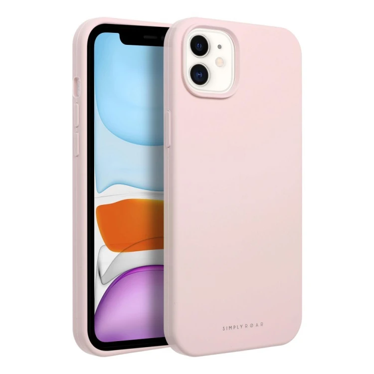 Silikonowe Etui do iPhone 11 ROAR Cloud Skin Jasnoróżowe
