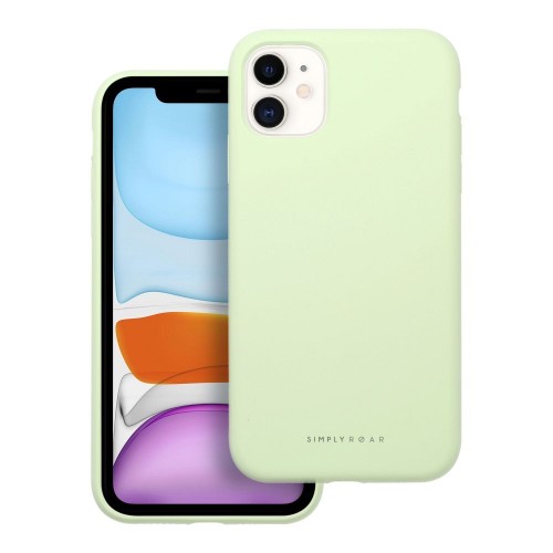Silikonowe Etui do iPhone 11 ROAR Cloud Skin Jasnozielone