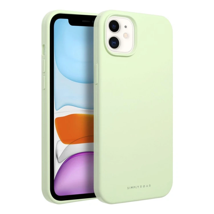 Silikonowe Etui do iPhone 11 ROAR Cloud Skin Jasnozielone