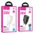 Szybka ładowarka sieciowa Hoco N61 20W (USB-C PD + USB-A QC 3.0) + kabel USB-C do USB-C 60W 1m – czarna