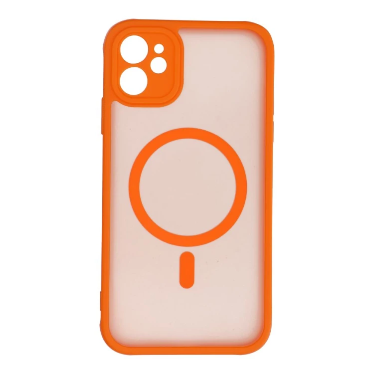 Etui do iPhone 11 Full Matte Mag Cover MagSafe Pomarańczowe