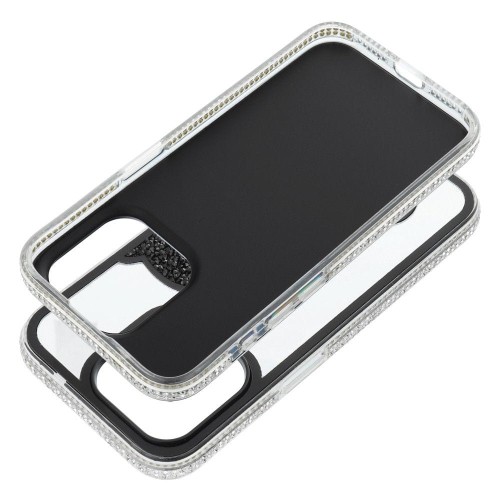 Etui do iPhone 11 Teddy Bear Brokatowe Czarne z Misiem
