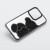 Etui do iPhone 11 Teddy Bear Brokatowe Czarne z Misiem