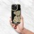 Etui do iPhone 11 Teddy Bear Brokatowe Złote z Misiem