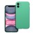Etui do iPhone 11 Silicone 2mm Silikonowe Miętowe z Mikrofibrą