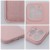 Etui do iPhone 11 Silicone 2mm Silikonowe Pudrowy Róż z Mikrofibrą