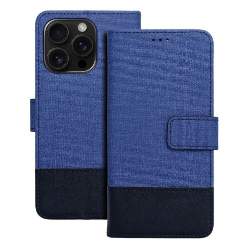 Etui z klapką do iPhone 11 Gomma Book Portfelowe Niebieskie