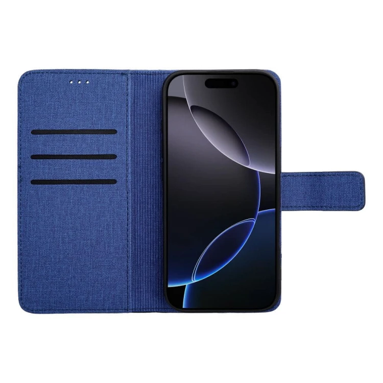 Etui z klapką do iPhone 11 Gomma Book Portfelowe Niebieskie