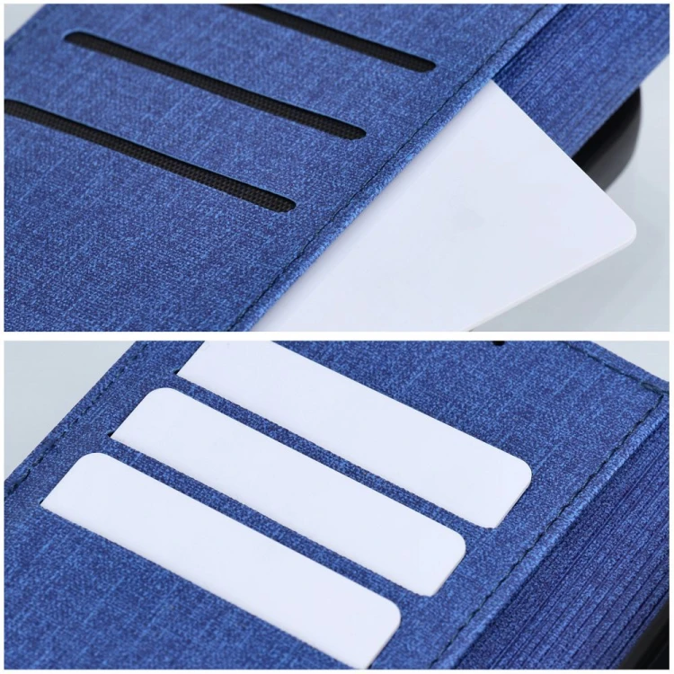 Etui z klapką do iPhone 11 Gomma Book Portfelowe Niebieskie