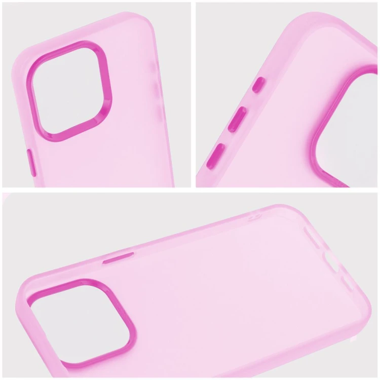 Etui do iPhone 11 Sappy Matowe Hybrydowe Różowe