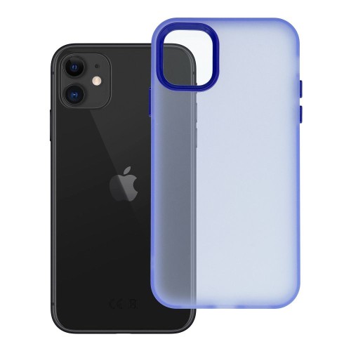 Etui do iPhone 11 Sappy Matowe Hybrydowe Niebieskie