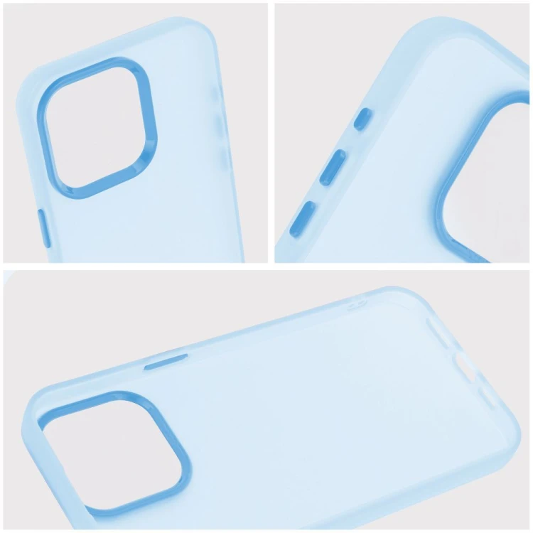 Etui do iPhone 11 Sappy Matowe Hybrydowe Niebieskie