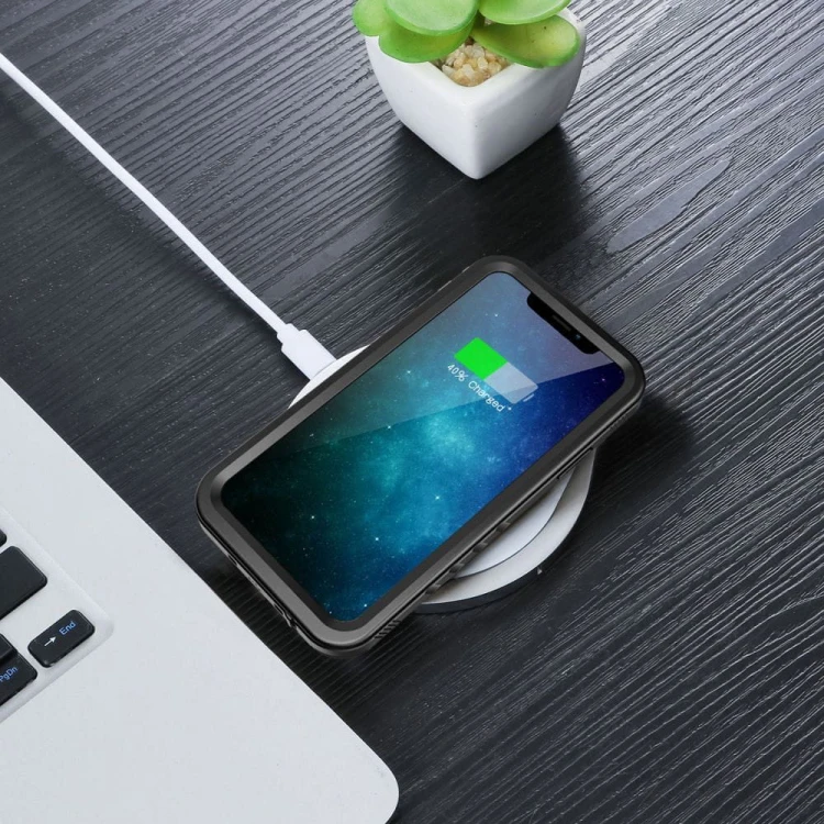 Etui Wodoodporne do iPhone 11 Shellbox DOT IP68 Czarne 360