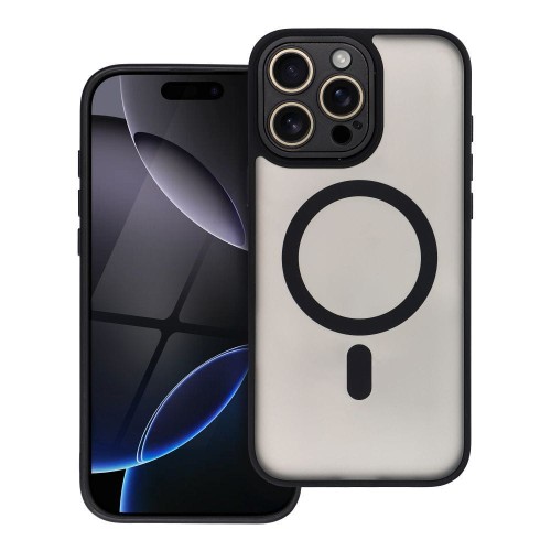 Etui do iPhone 11 Variete Mag Cover MagSafe Czarne ze Szkiełkami