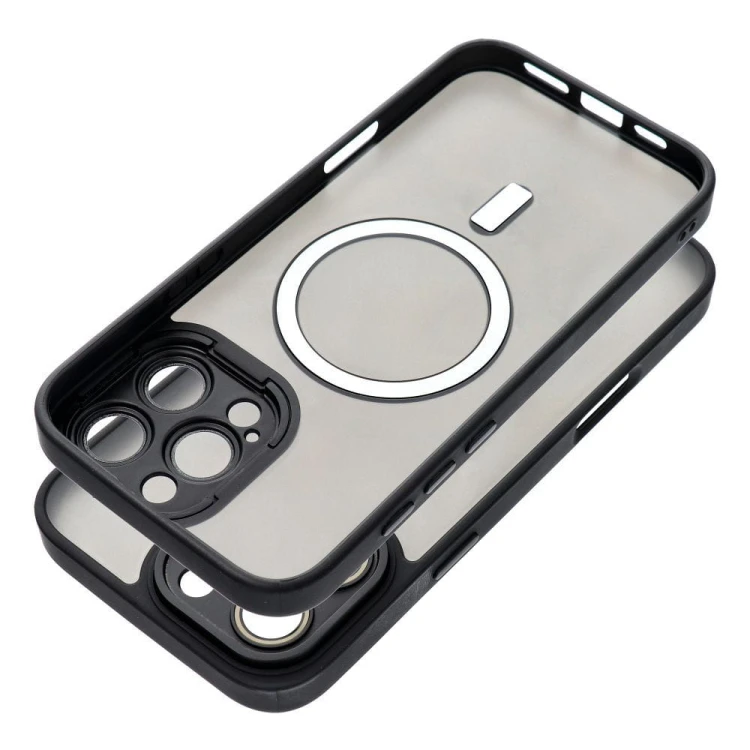 Etui do iPhone 11 Variete Mag Cover MagSafe Czarne ze Szkiełkami