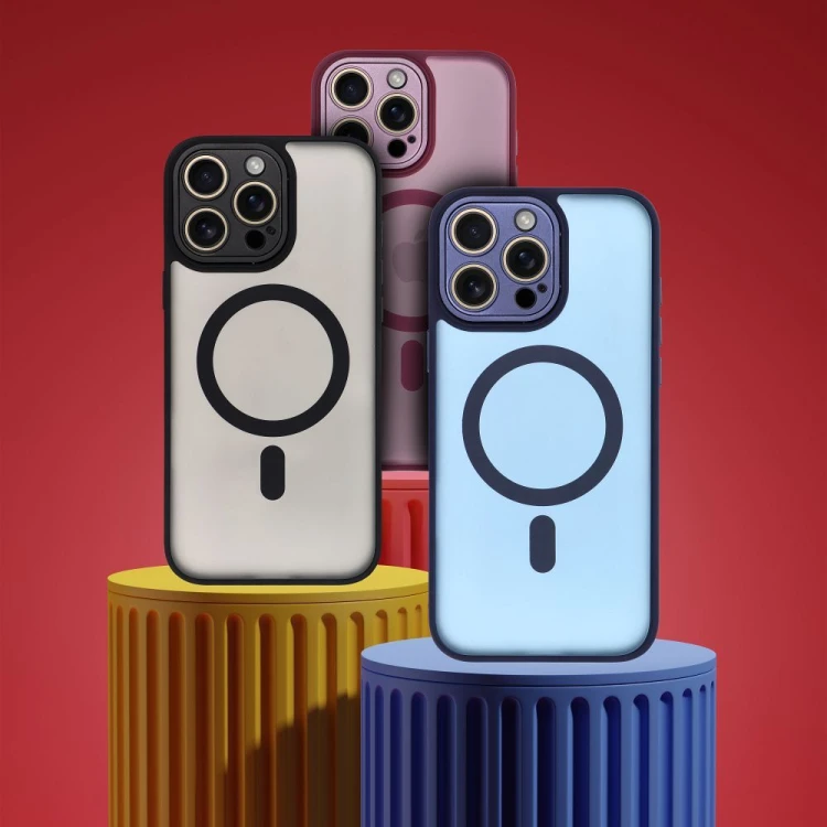 Etui do iPhone 11 Variete Mag Cover MagSafe Fioletowe ze Szkiełkami