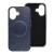 Etui do iPhone 11 Gentleman Mag Cover MagSafe Granatowe Skóra