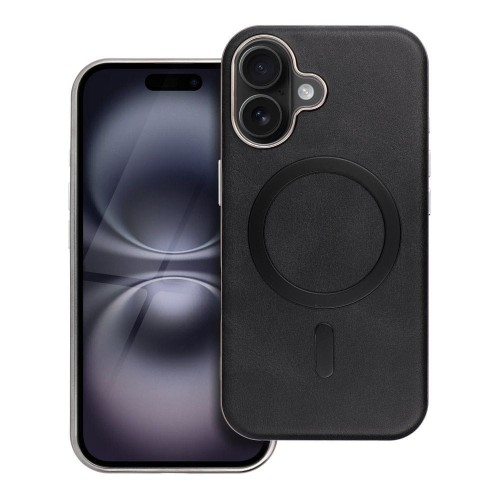 Etui do iPhone 11 Gentleman Mag Cover MagSafe Czarne Skóra