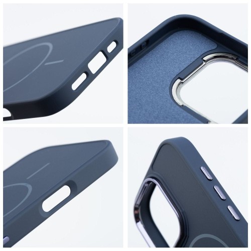 Etui do iPhone 11 Frame Mag Cover MagSafe Granatowe Matowe