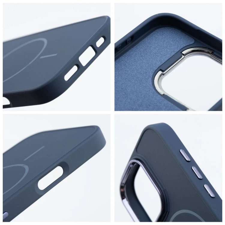 Etui do iPhone 11 Frame Mag Cover MagSafe Granatowe Matowe
