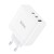 Szybka ładowarka sieciowa Hoco N30 GaN 65W (2xUSB-C + USB-A) – biała
