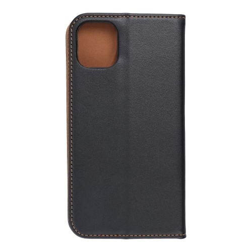 Etui skórzane z klapką do iPhone 11 Smart Pro Book Czarne