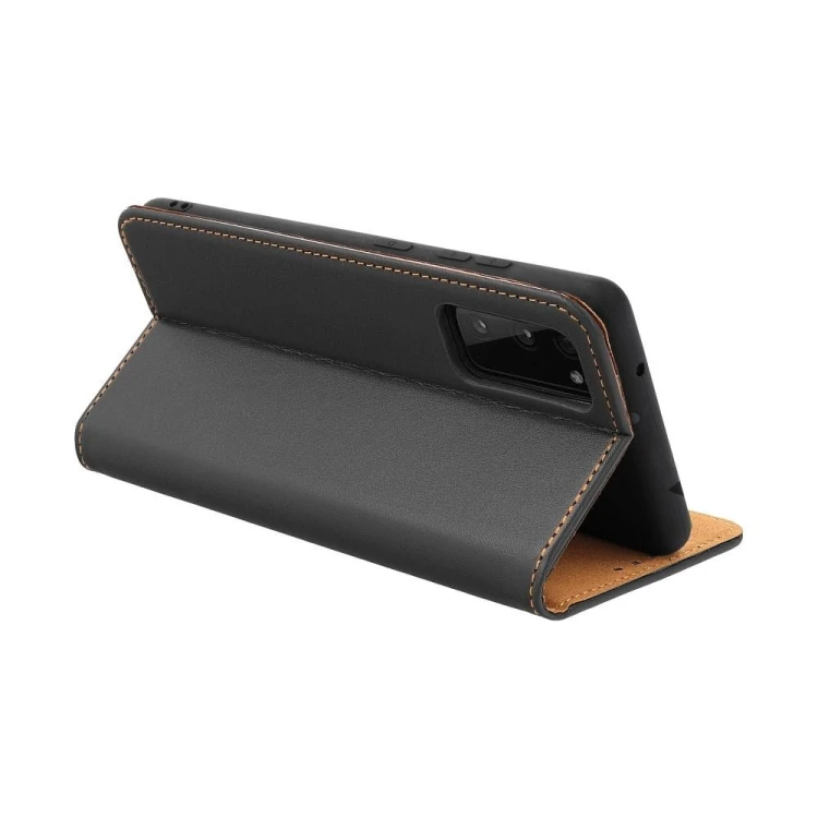 Etui skórzane z klapką do iPhone 11 Smart Pro Book Czarne