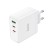 Szybka ładowarka sieciowa Hoco N30 GaN 65W (2xUSB-C + USB-A) – biała
