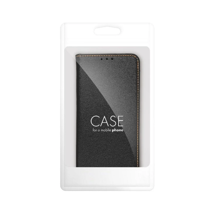 Etui skórzane z klapką do iPhone 11 Smart Pro Book Czarne