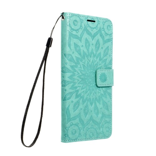 Etui z klapką do iPhone 11 Mezzo Book Mandala Zielone