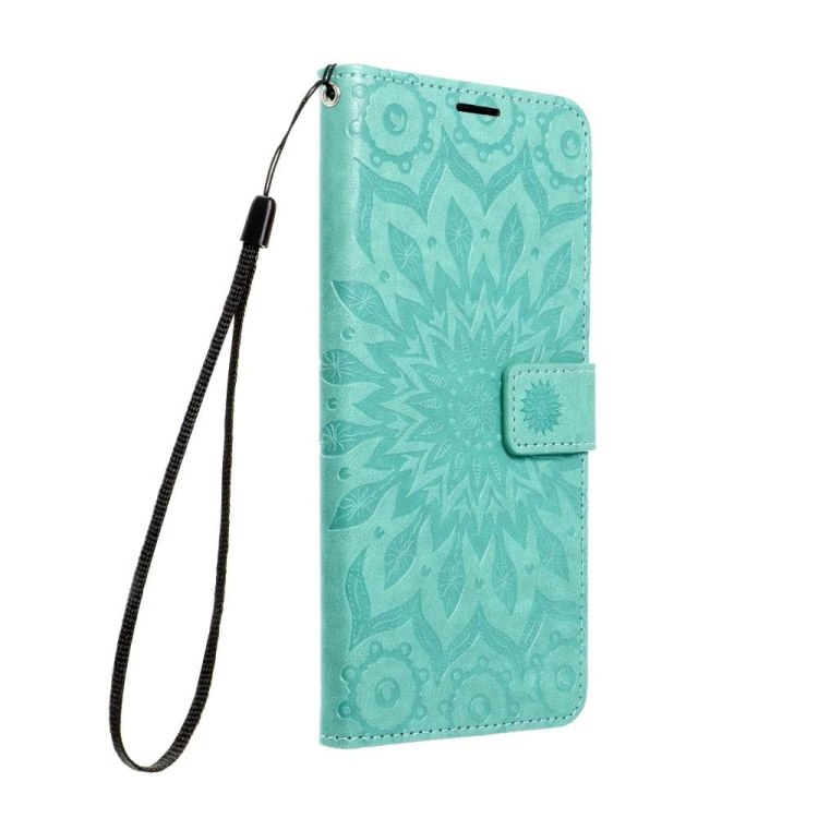 Etui z klapką do iPhone 11 Mezzo Book Mandala Zielone