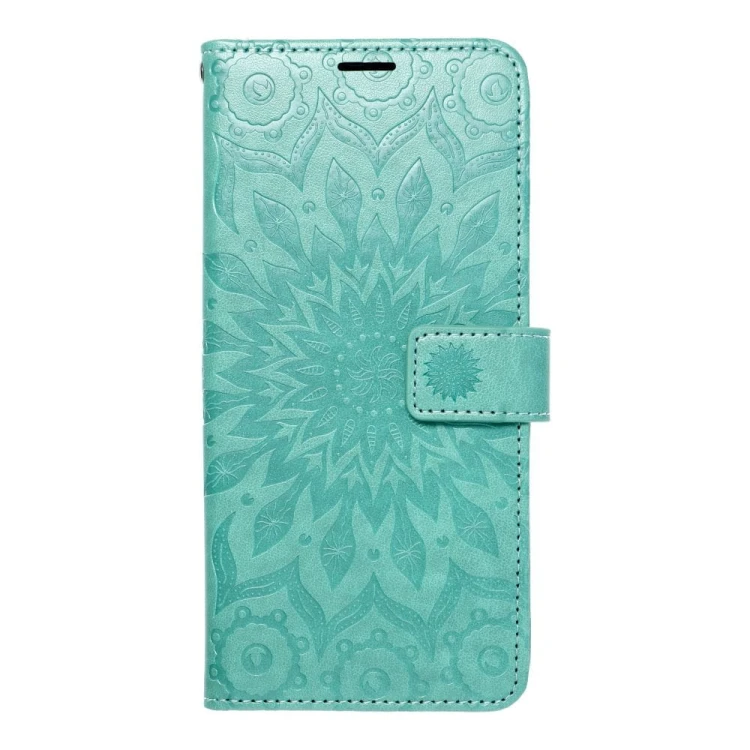 Etui z klapką do iPhone 11 Mezzo Book Mandala Zielone