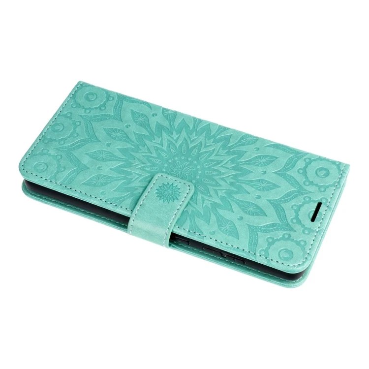 Etui z klapką do iPhone 11 Mezzo Book Mandala Zielone