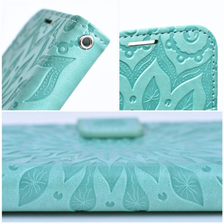Etui z klapką do iPhone 11 Mezzo Book Mandala Zielone