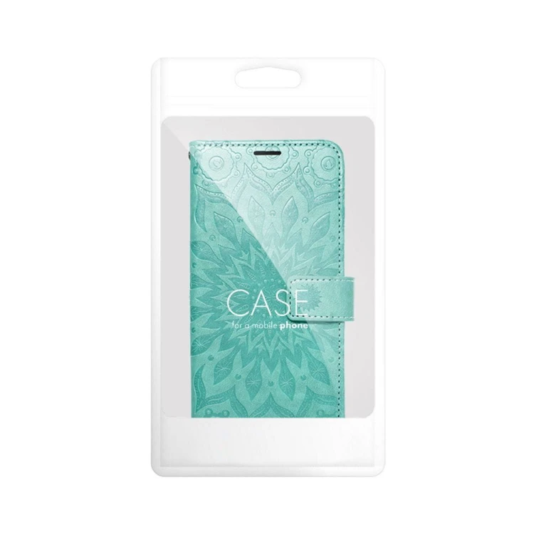 Etui z klapką do iPhone 11 Mezzo Book Mandala Zielone