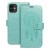 Etui z klapką do iPhone 11 Mezzo Book Łapacz Snów Zielone