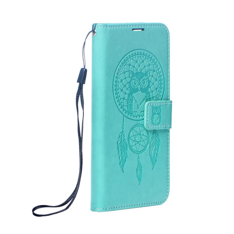 Etui z klapką do iPhone 11 Mezzo Book Łapacz Snów Zielone