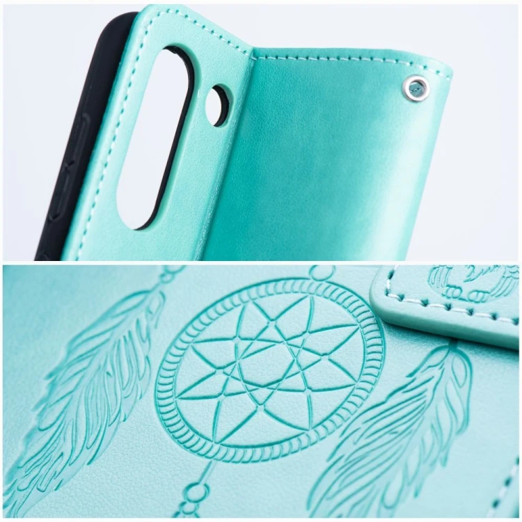 Etui z klapką do iPhone 11 Mezzo Book Łapacz Snów Zielone