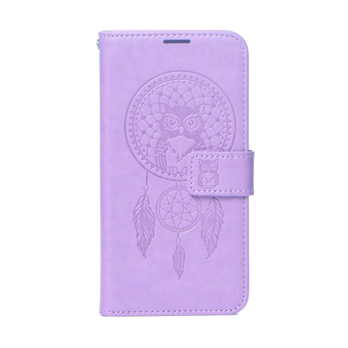 Etui z klapką do iPhone 11 Mezzo Book Łapacz Snów Fioletowe