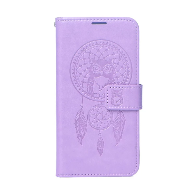 Etui z klapką do iPhone 11 Mezzo Book Łapacz Snów Fioletowe