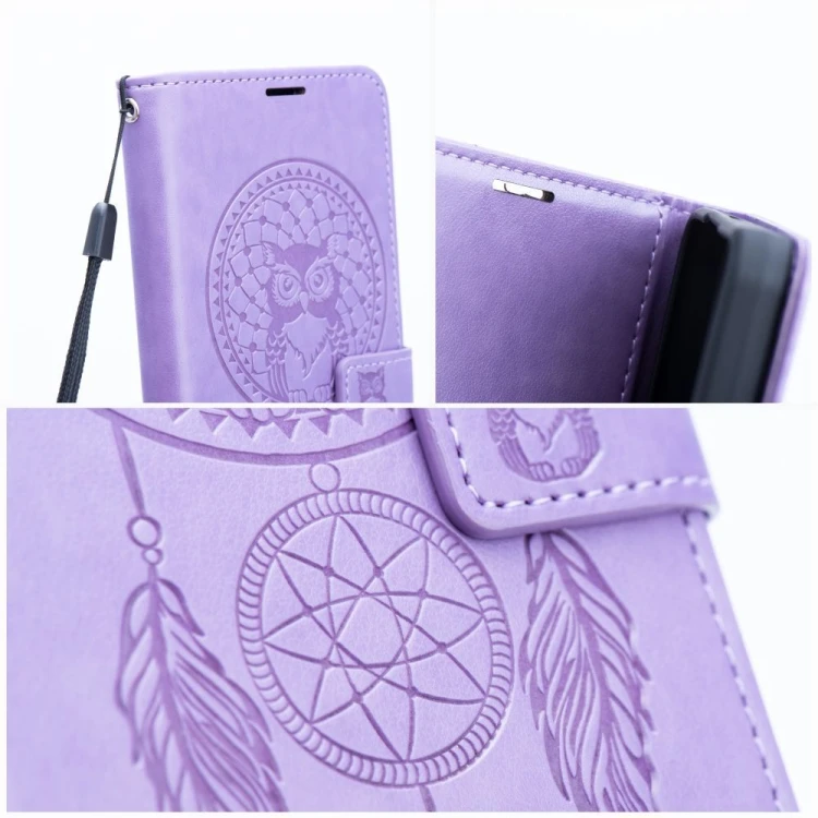Etui z klapką do iPhone 11 Mezzo Book Łapacz Snów Fioletowe