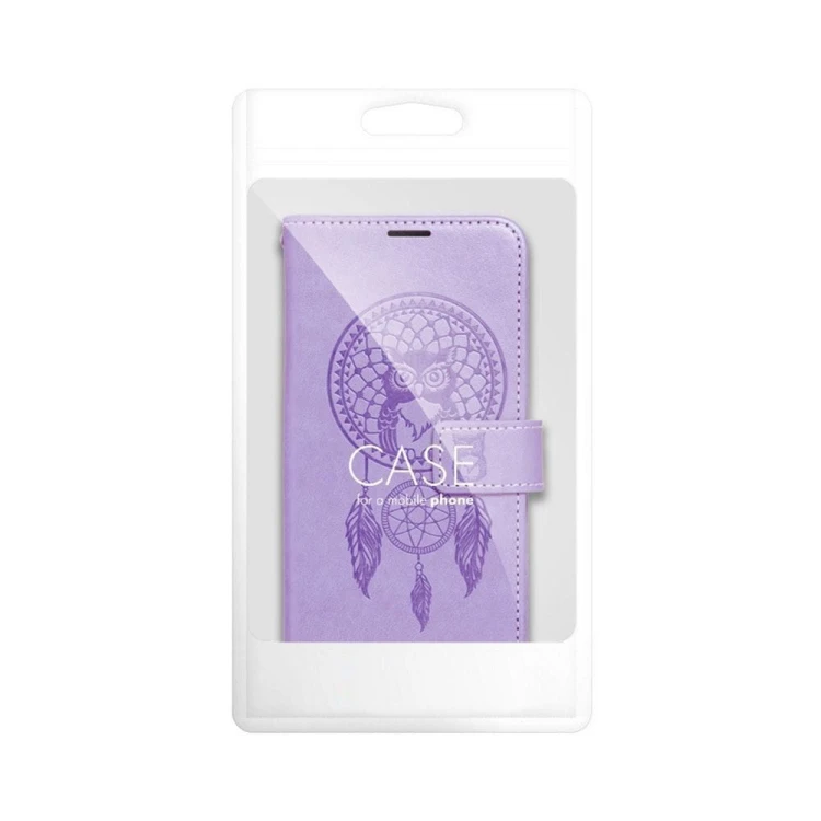 Etui z klapką do iPhone 11 Mezzo Book Łapacz Snów Fioletowe