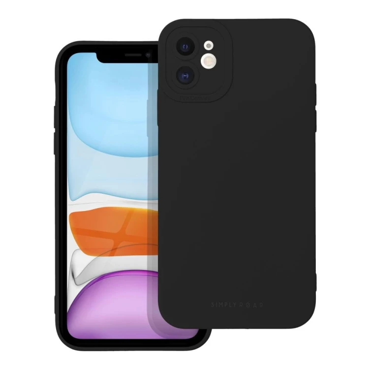 Etui do iPhone 11 ROAR LUNA Matowe Czarne Slim TPU