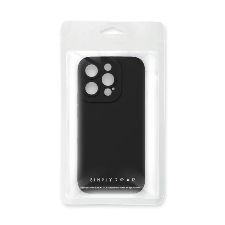 Etui do iPhone 11 ROAR LUNA Matowe Czarne Slim TPU